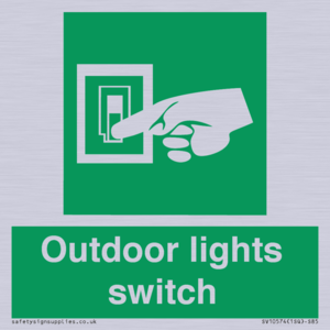 Outdoor lights switch